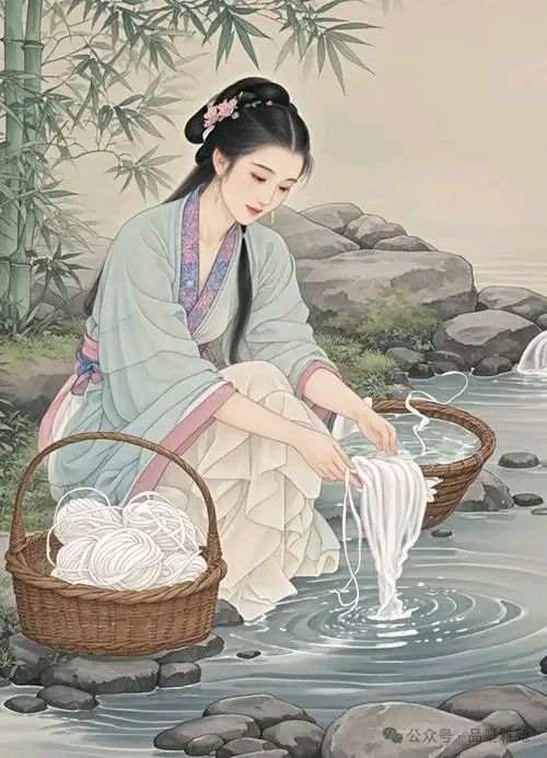 浣衣女 作者:金国旗（图2）