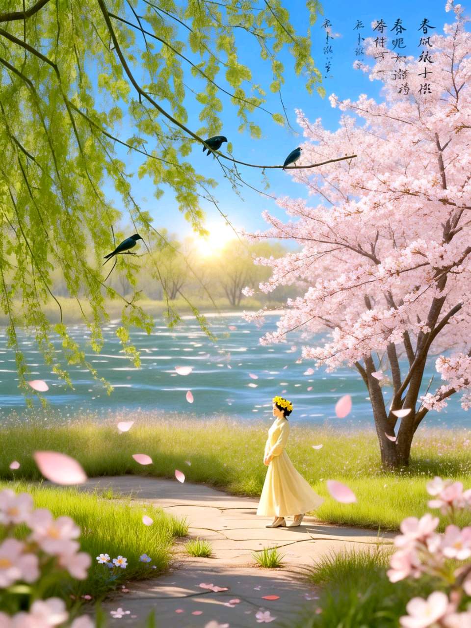 藏头诗:春暖花开文/王俊杰(天津)（图3）