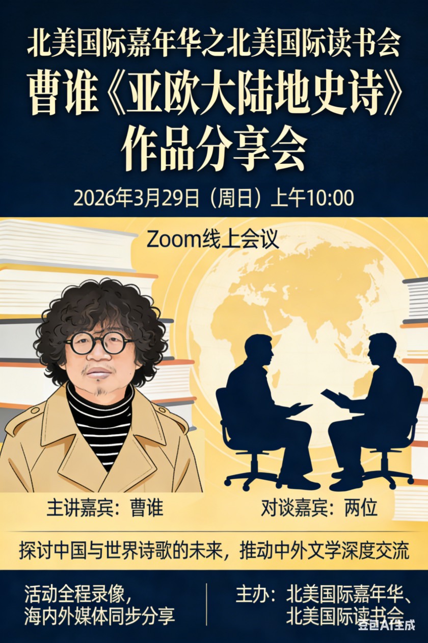 海外头条：北美家园读书会预告：曹谁《国际大诗主义运动的崛起》（图9）