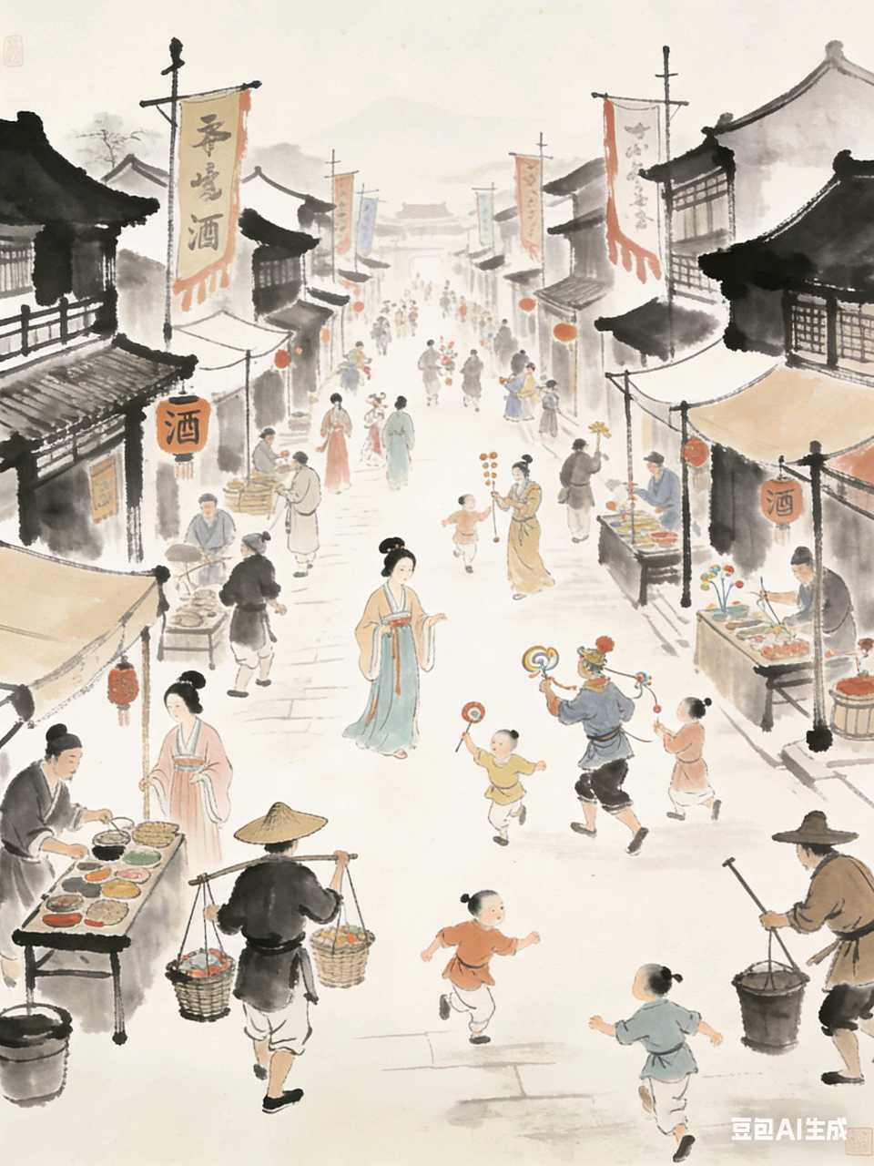 【名家力作】江苏姜浩泉‖五彩世俗图——(图4)