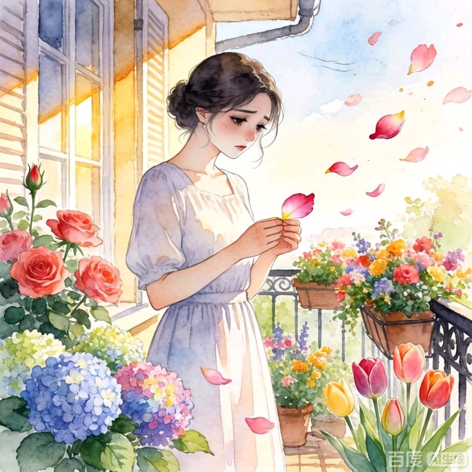 【伤春】文/槐乡琴音‖诵/雪花飞舞【采菊文苑美文美诵】总9593期（图4）