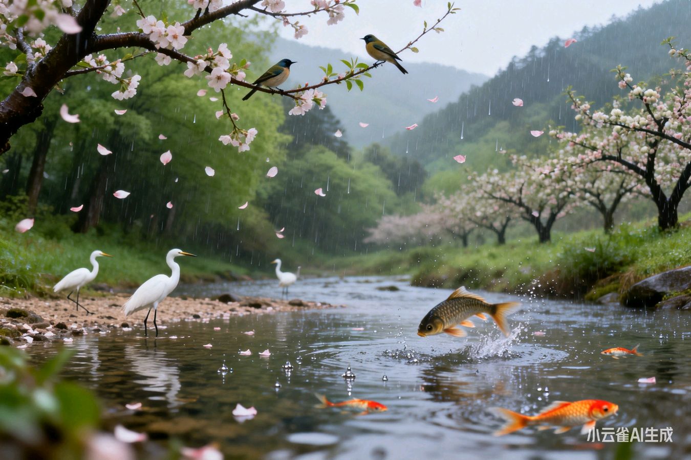 【荣耀中国】文学社*七律.春雨漫兴何筱燕(雨.湖南)（图4）