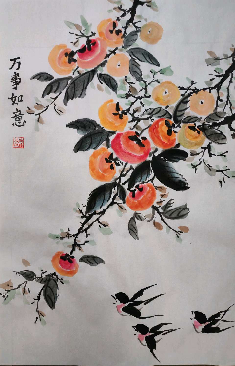 柳岸莺歌嵩岳闹.桃花月影小溪幽∥刘耀华.唐江.班镇.莫天华.冯继斌.李昇寿.刘兵.刘兴华.牛在坤.聂桂生.黄志华等佳作欣赏∥桂林漓江诗书画社微刊都市头条300期(图13)