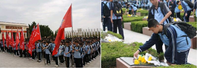 清明雨上，思接千载；少年有志，薪火相传——临清市实验中学“八年级行走的思政课”烈士陵园祭扫活动纪实（图6）