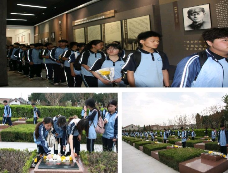 清明雨上，思接千载；少年有志，薪火相传——临清市实验中学“八年级行走的思政课”烈士陵园祭扫活动纪实（图7）