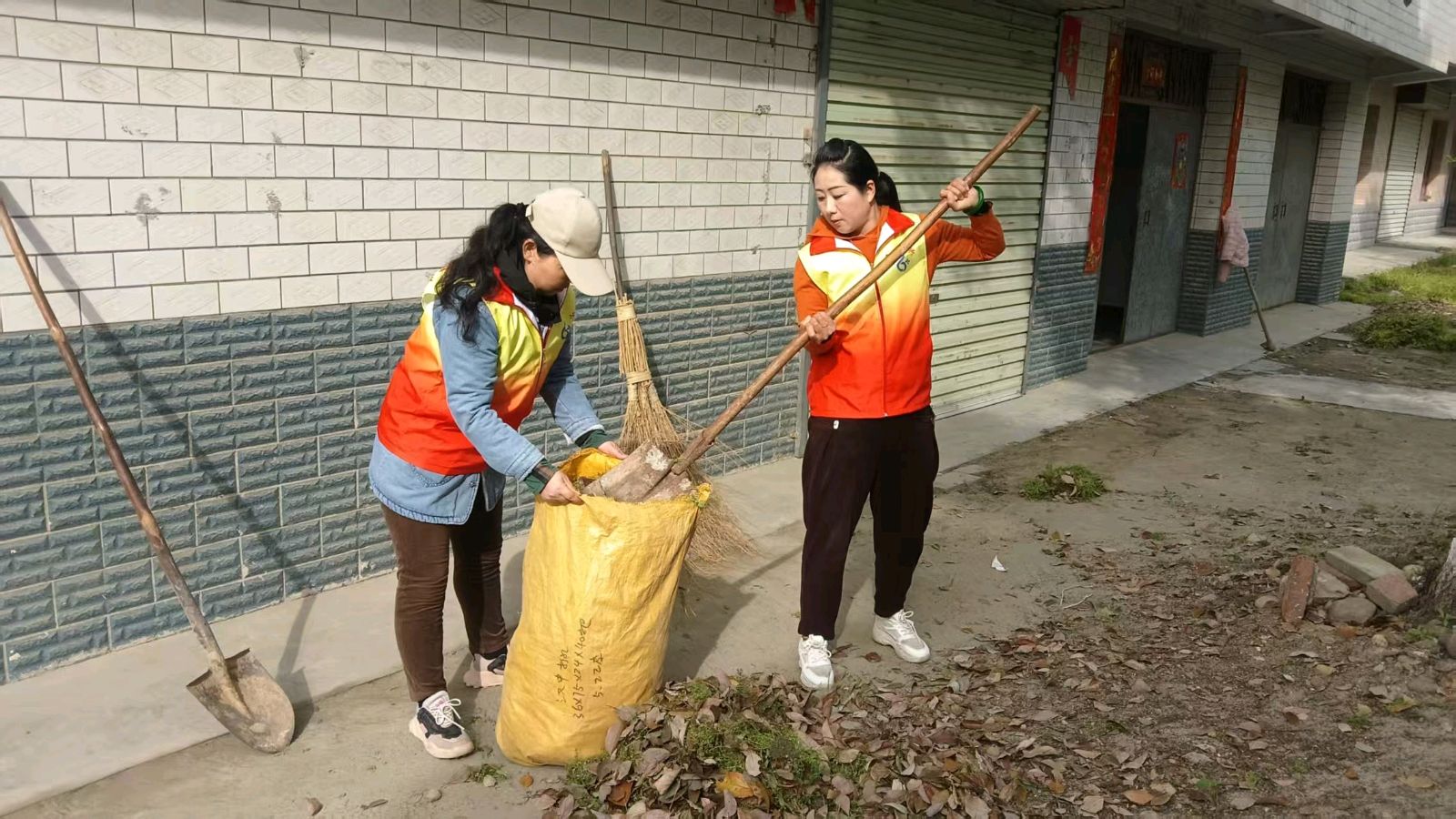 环境整治靓村落 志愿除草显担当（图4）