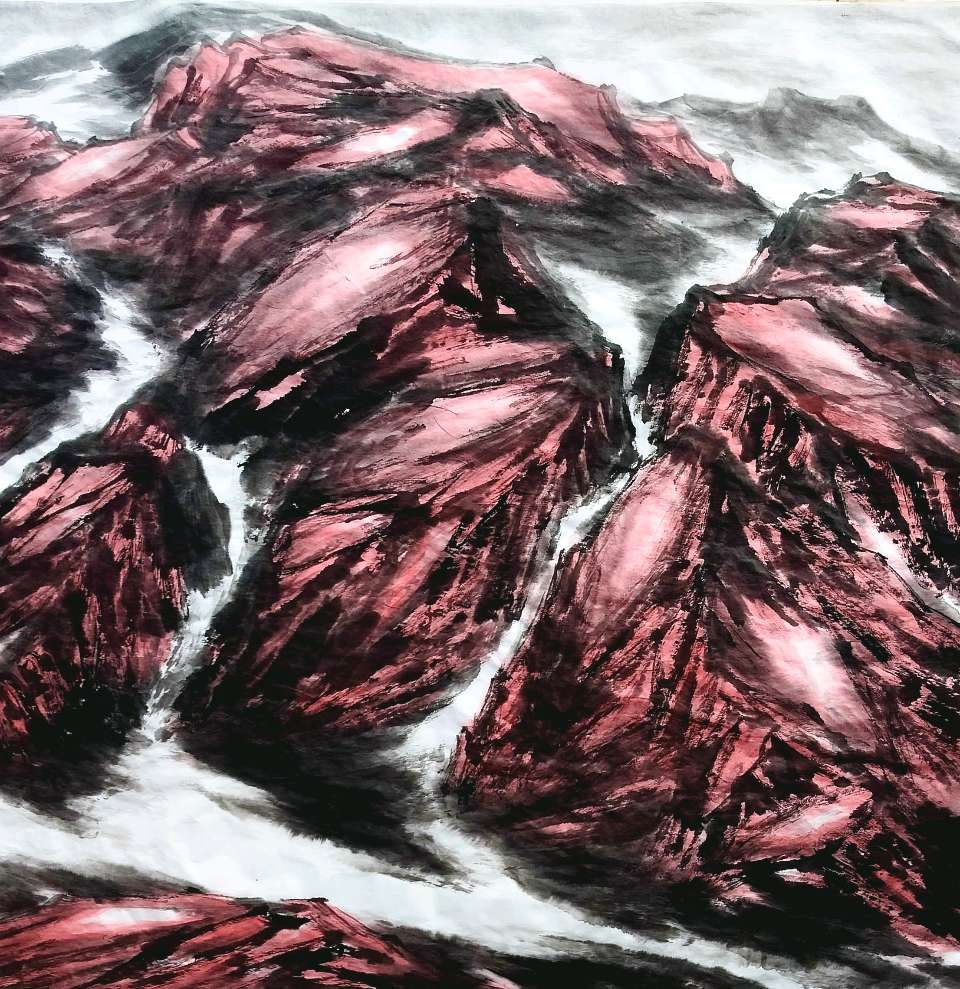 山水铸魂｜画家吴马西部印象山水作品表现主义艺术探析