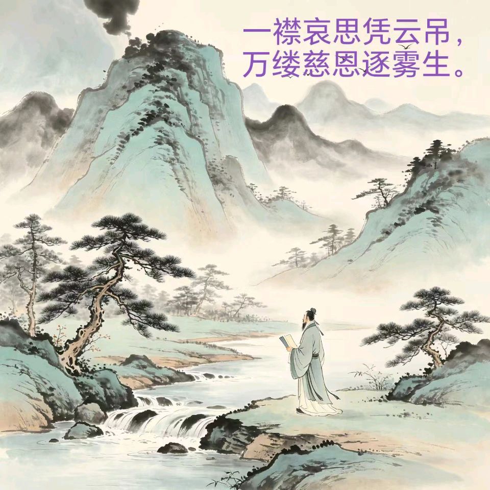 七律·清明未归祭祖