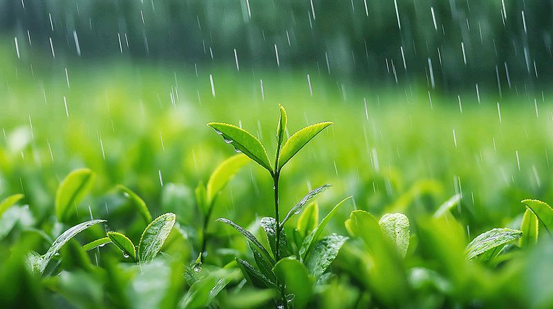 开心诗词文学社 ||《茶乡喜雨》|| 作者/乡音（湖北）（图3）