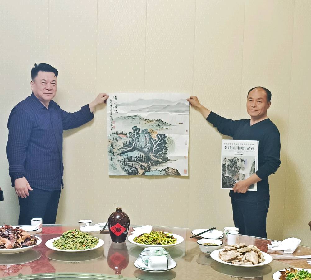 聊城书画艺术家考察团赴临沂蒙山山庄写生基地考察 共绘两地书画艺术协同发展新蓝图（图5）