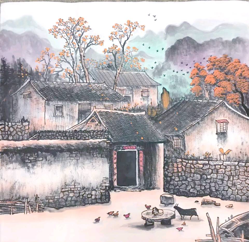 七律·念故乡老屋 文/快乐人生（图2）