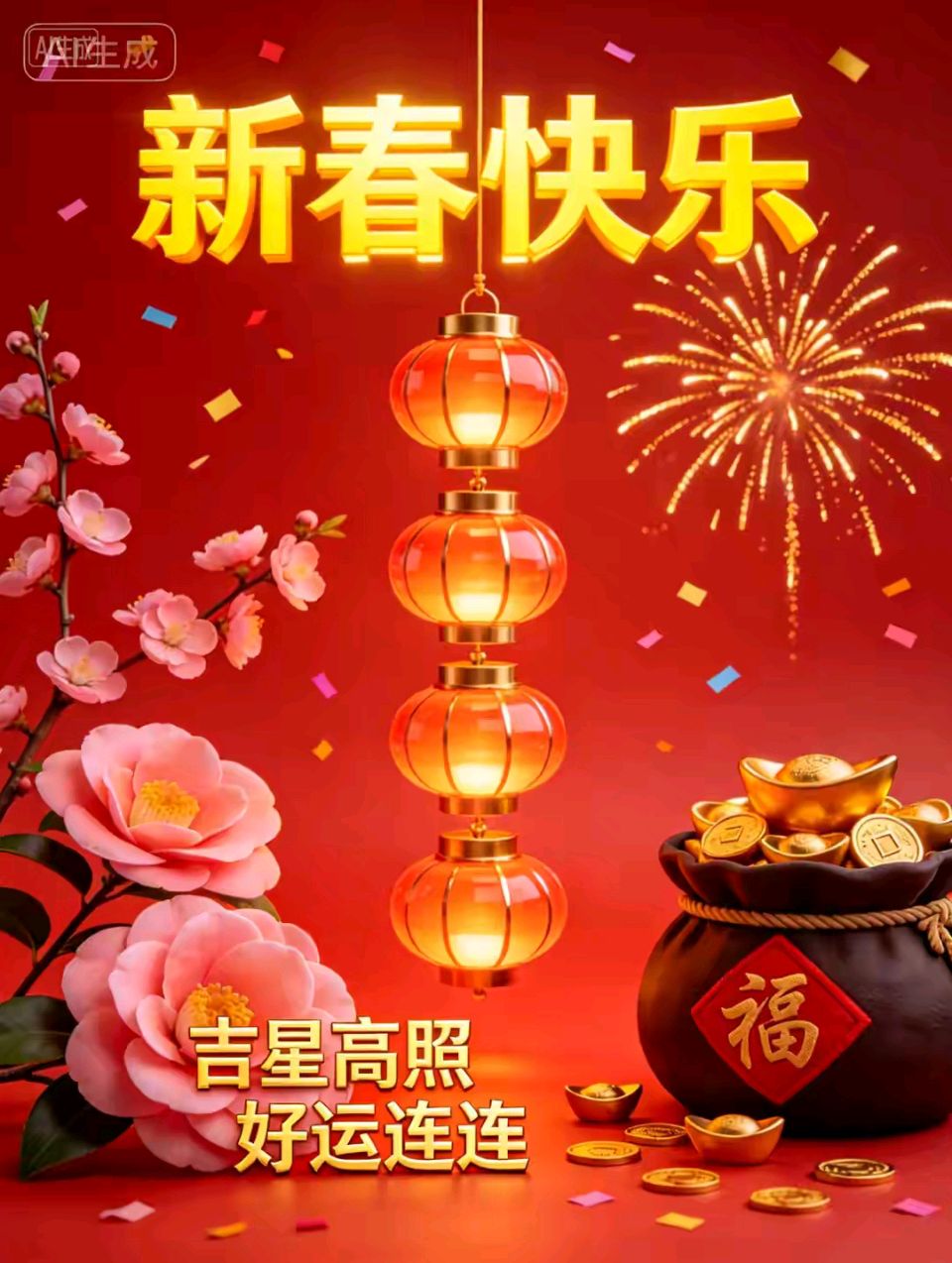 【昊昊海峡新干线副刊】温馨浪漫的表达把酒杯碰/祝福新春大吉（作者：昊昊/中国台湾）……莲叶之珠文学社（图6）