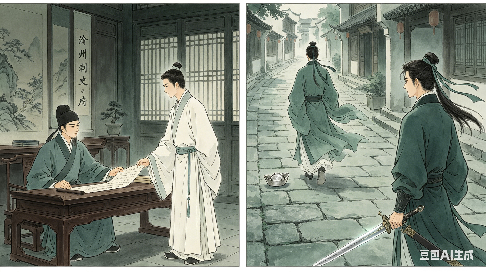 江夏流水水墨画 (41)