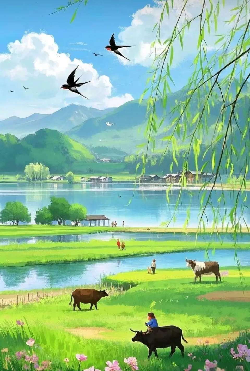 【新山东文学社】《你要写春天,就不能只写春天》作者/香香 主播/墨兰(图5)