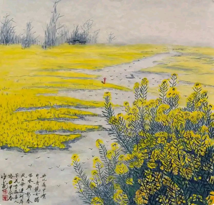 七律·油菜花吟(通韵) 作者:李培忠（图2）