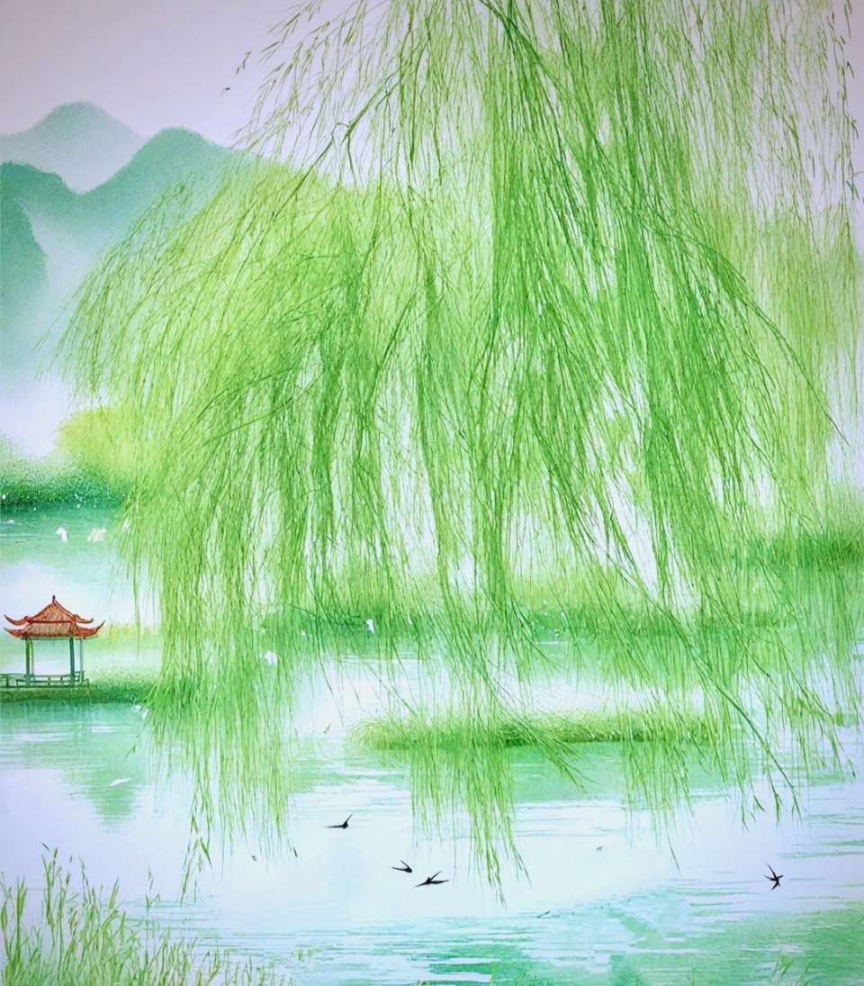 七律·咏柳 作者:马保庆（图4）