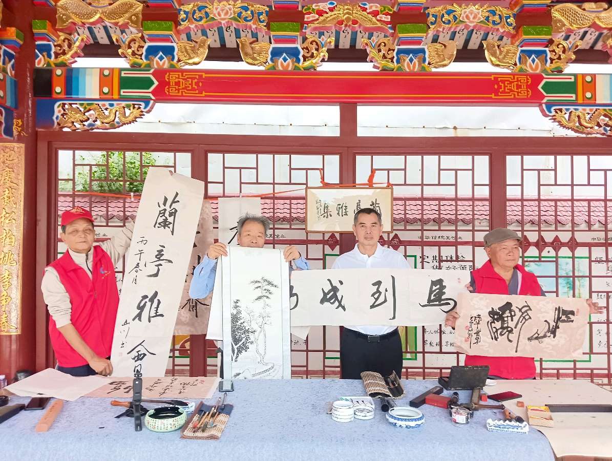 九峰叠翠咏上巳（二、三、四）李宣财（福建）（图11）