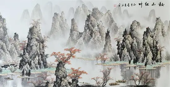 张开宇国画精品——笔底烟霞藏万象(图3)