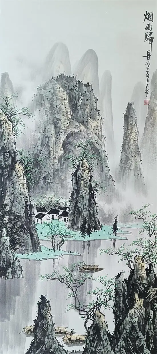 张开宇国画精品——笔底烟霞藏万象(图9)