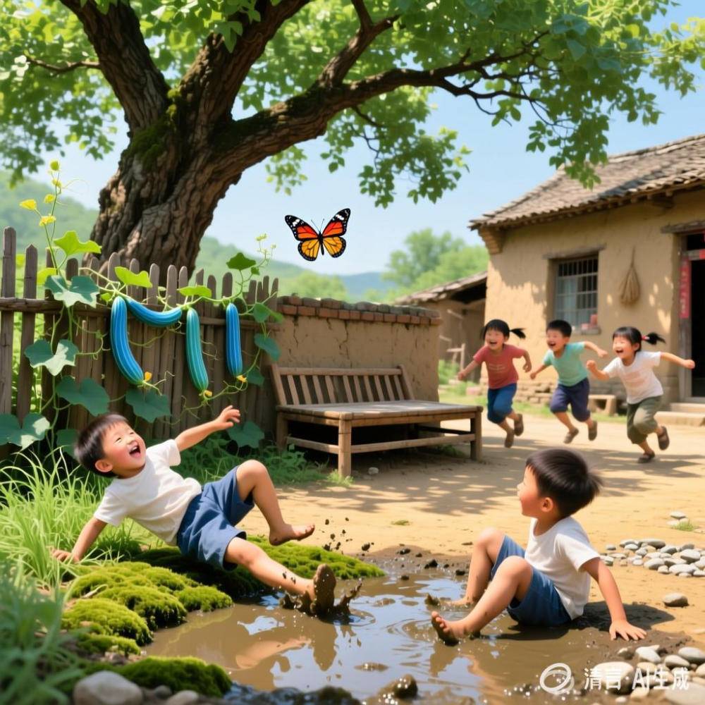 师法明：【土掉渣·滑溜曲】童趣嬉夏 《中国憨派文学》（图3）