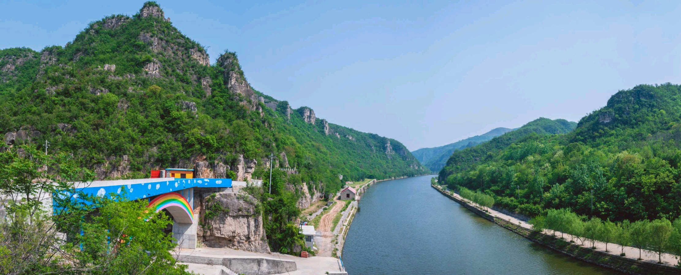 走进洹河峡谷风景区(二)游月亮弯有感/作者：徐玉生（图3）