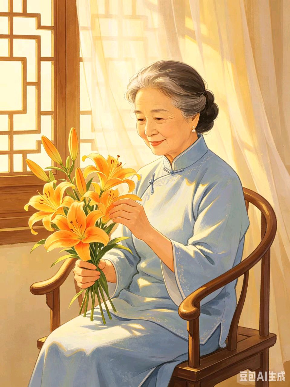 敬请欣赏||咏母亲 作者:张满海（图2）