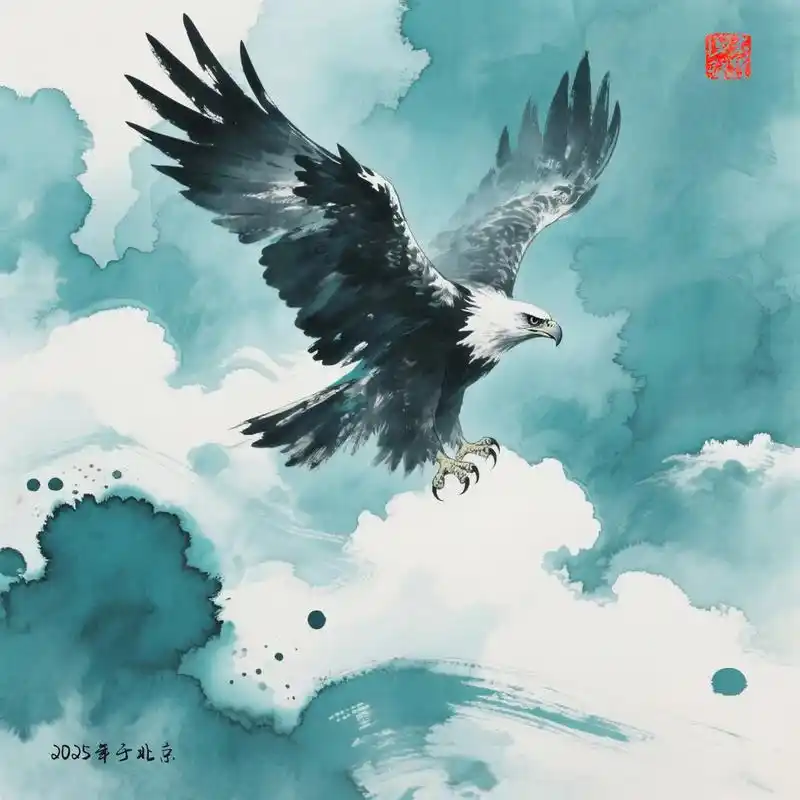 七绝·鹏程万里（ 中华新韵 ）藏头诗 作者/周凰（图2）