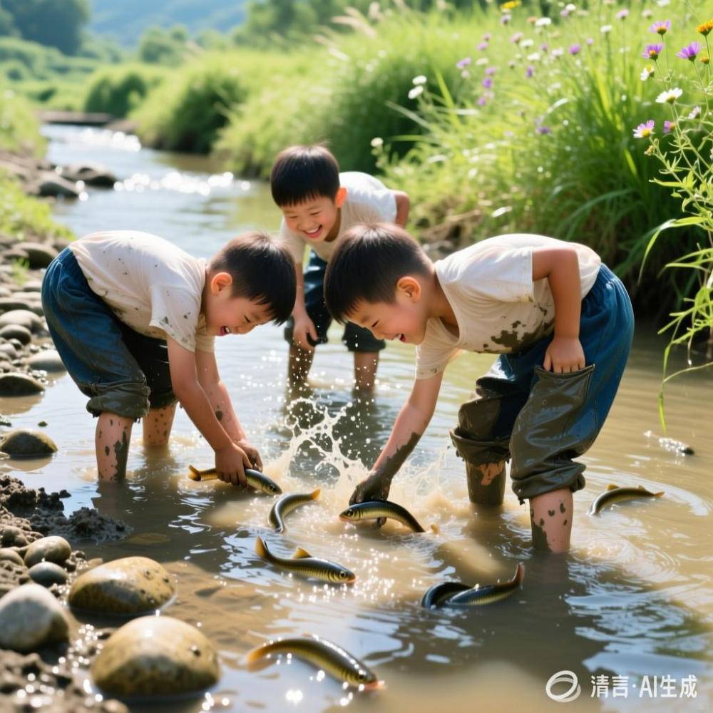 黄雯芳：【土掉渣·滑溜曲】摸泥鳅 《中国憨派文学》（图3）