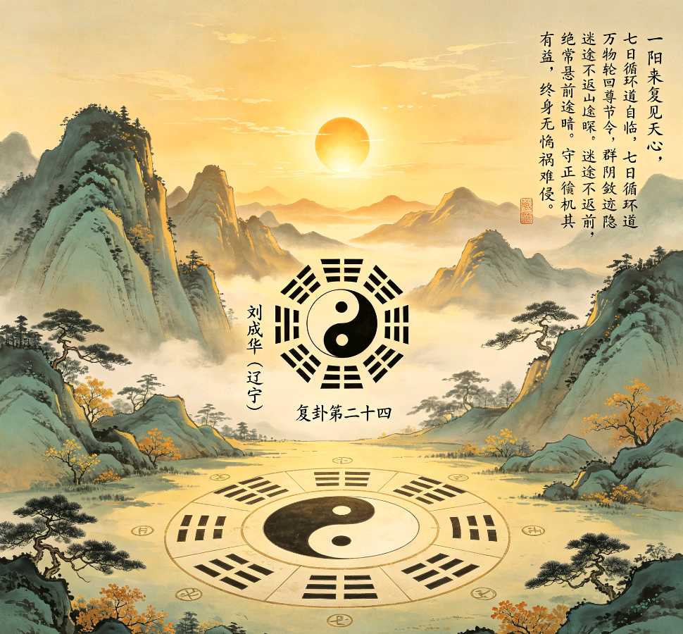 【荣耀中国】深圳分社*《周易》复卦第二十四刘成华（辽宁）（图5）