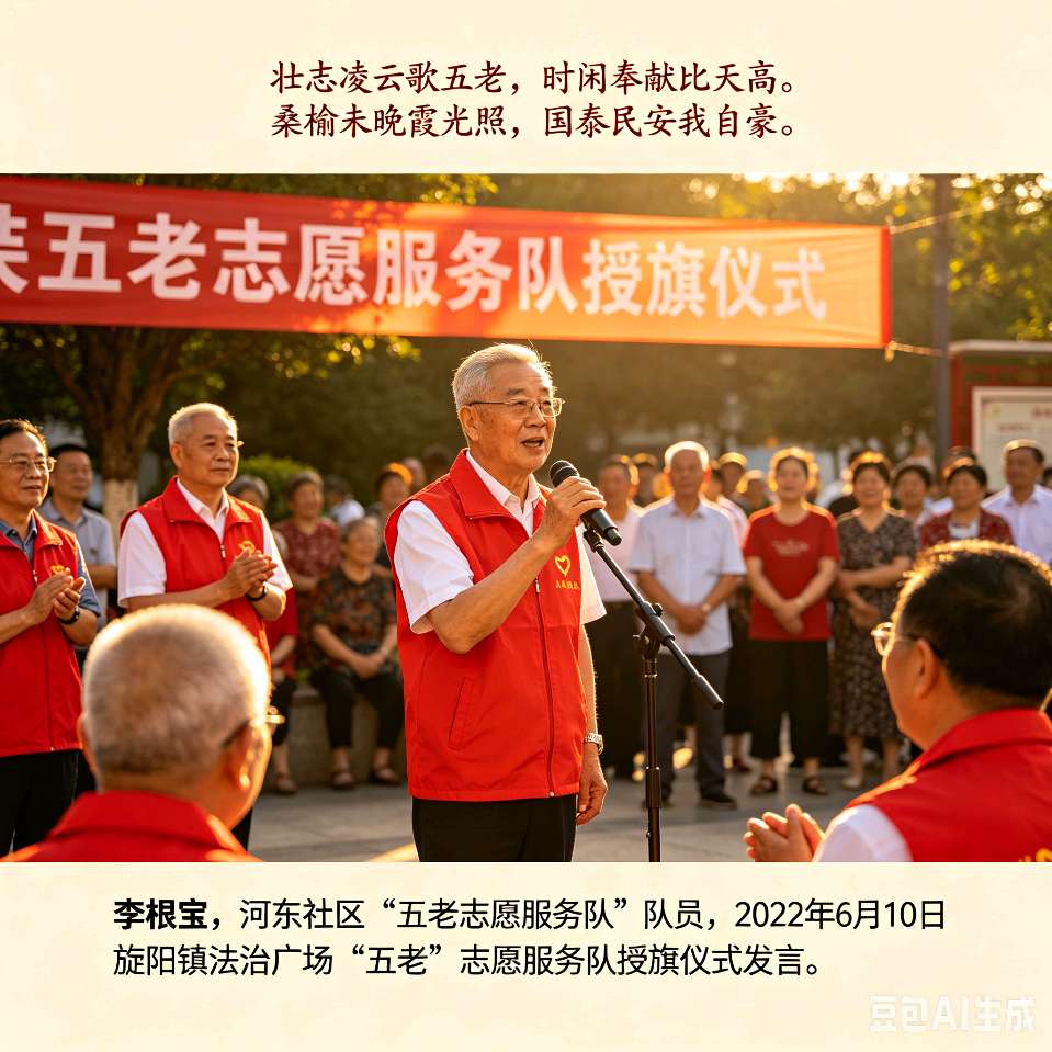 七绝·歌颂新时代河东社区“五老”（两首）作者：李根宝 [中国现代诗歌文化传媒]（图6）