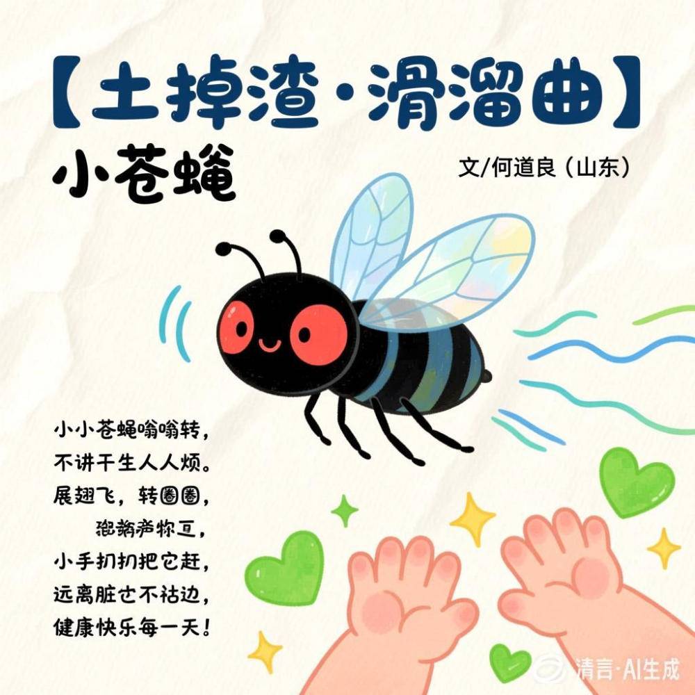 何道良：【土掉渣·滑溜曲】小苍蝇《中国憨派文学》（图3）