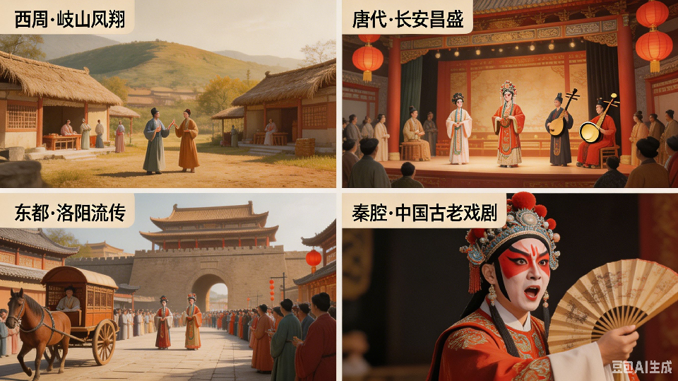 秦腔与中国古典戏曲插画 (1) 秦腔与中国古典戏曲插画 (1)