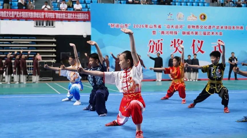 2026山东省沿大运河非遗武术赛（聊城茌平站）圆满落幕，聊城市文化和旅游行业协会常务副会长兼秘书长黄贤伟一行受邀观摩大赛（图2）