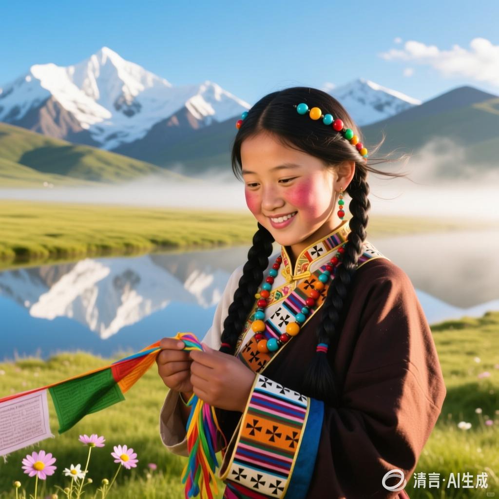 【中国憨派文学】童华:青藏女孩(图2)