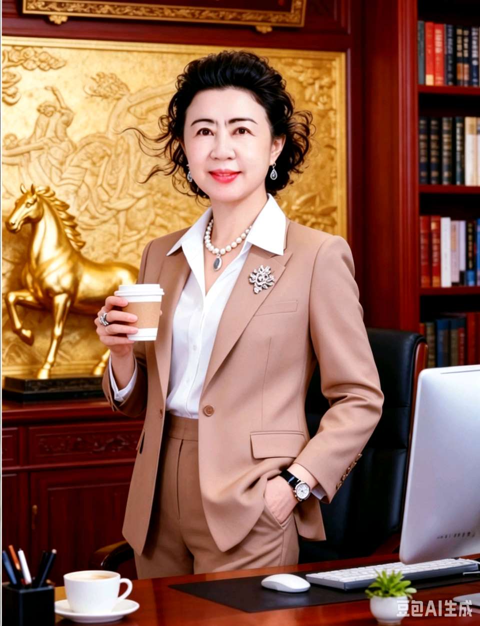 9寸牡丹牌