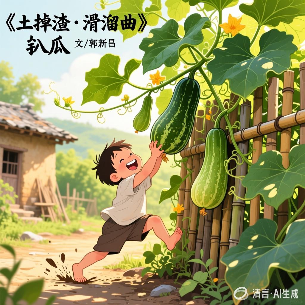 郭新昌:【土掉渣·滑溜曲】 扒瓜 《中国憨派文学》(图2)