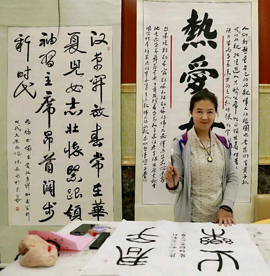《中国诗书画•高级教程》：张桃桃入选作品展（图5）