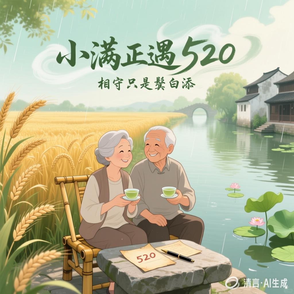 【中国憨派文学】清起:小满正遇520(图2)