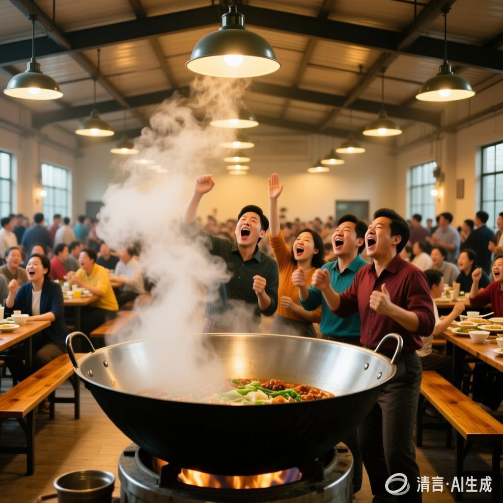 吴德忱:【土掉渣·滑溜曲】共产主义大餐厅 《中国憨派文学》(图2)