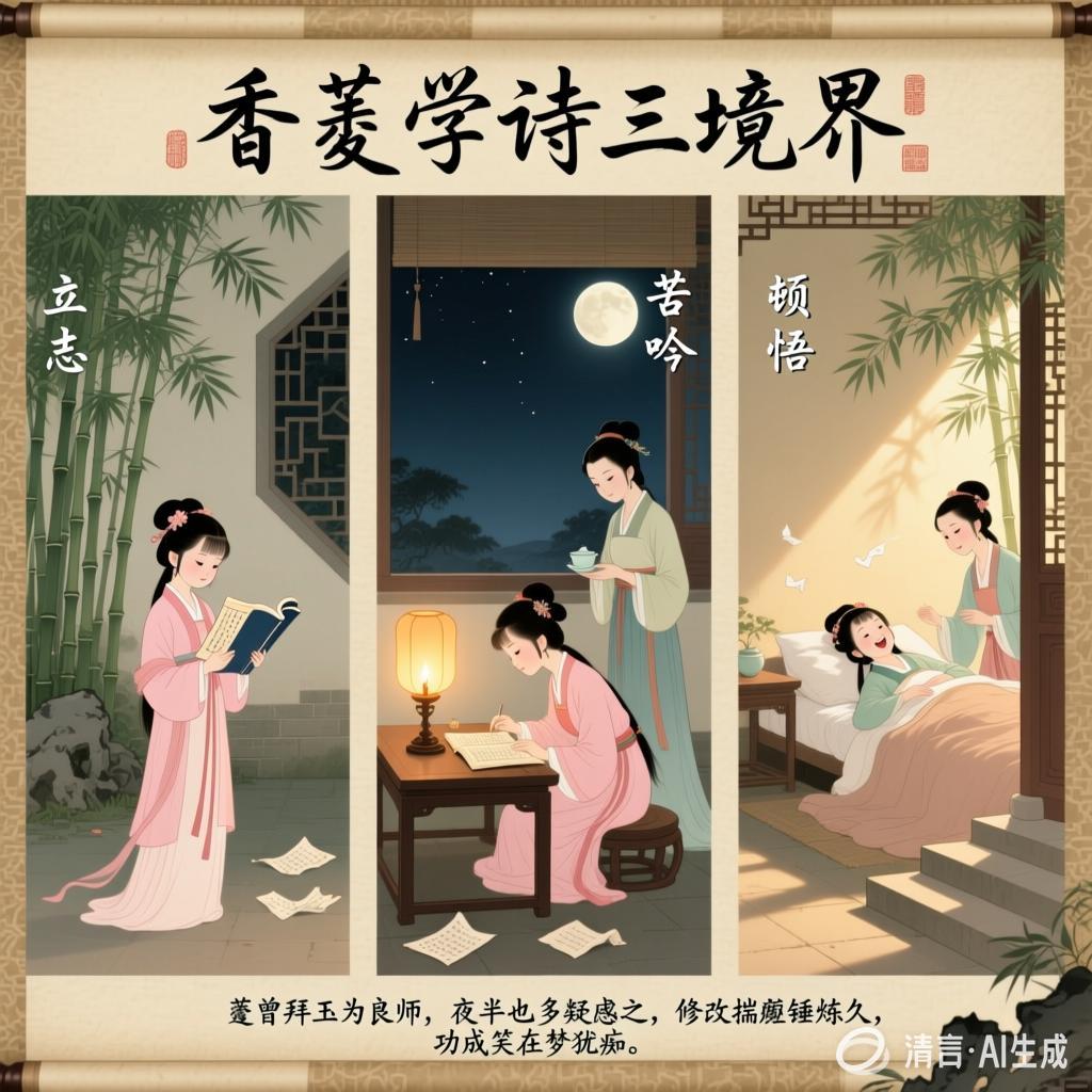 【论诗花絮】王冠先：香菱学诗三境界（6）（图2）