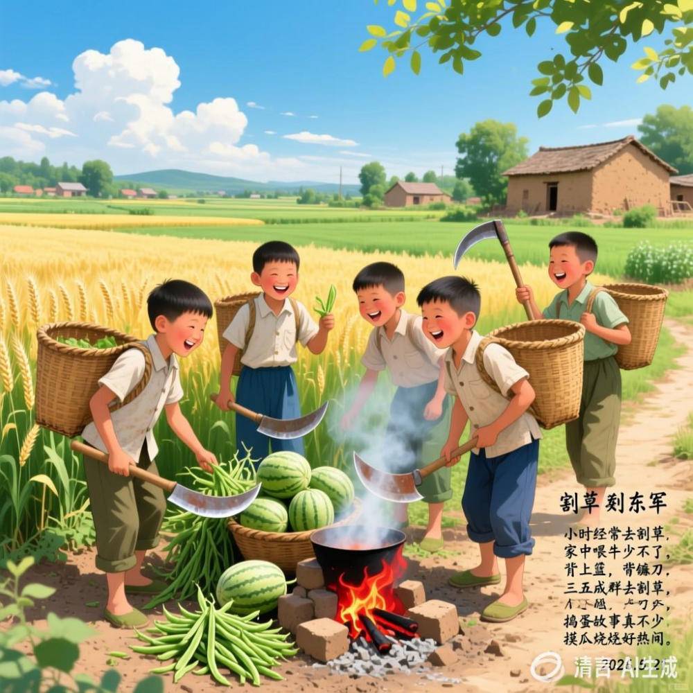 刘东军:【土掉渣·滑溜曲】割草 《中国憨派文学》(图2)