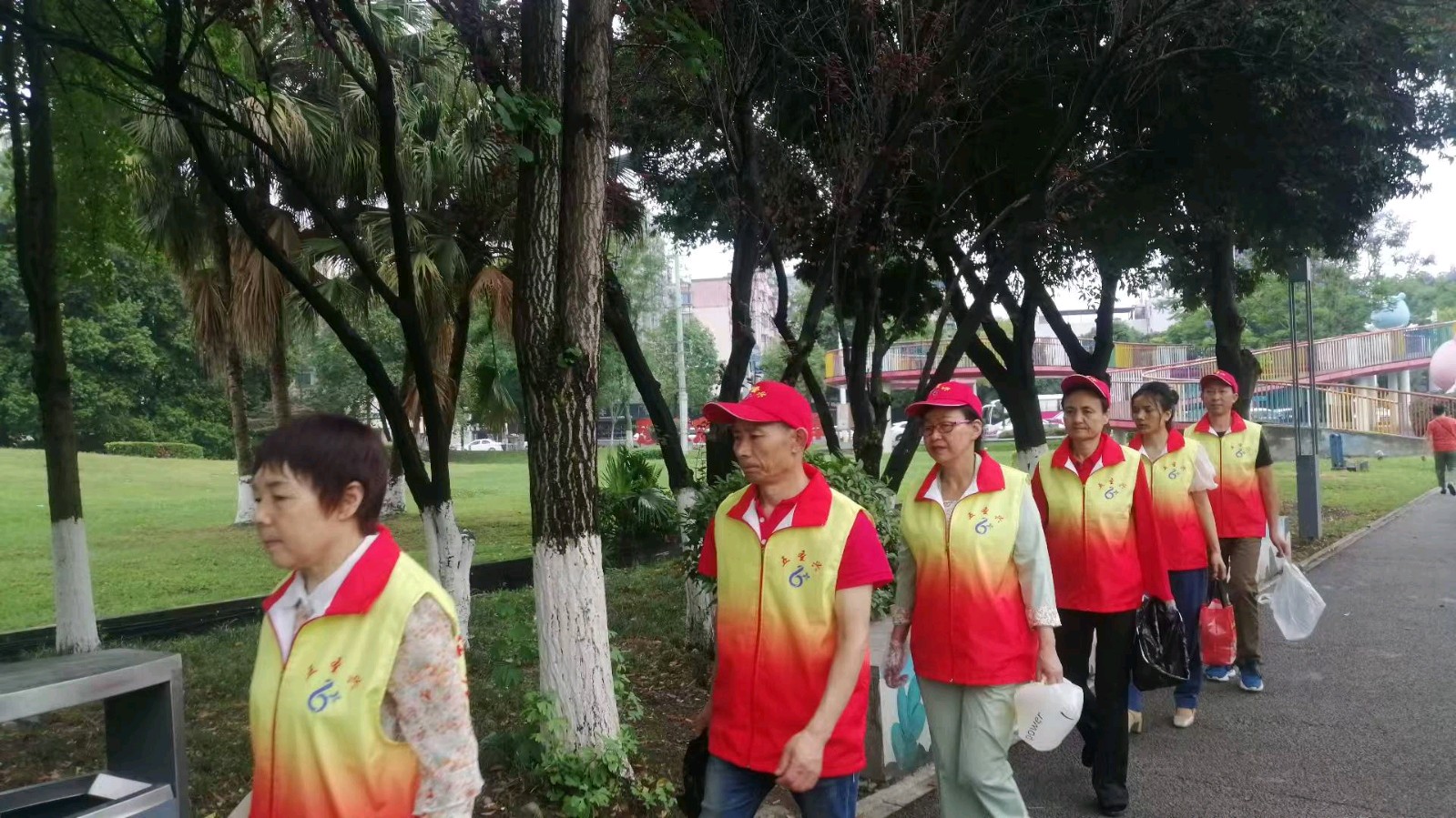 志愿清扫换新颜 文明行动暖人心