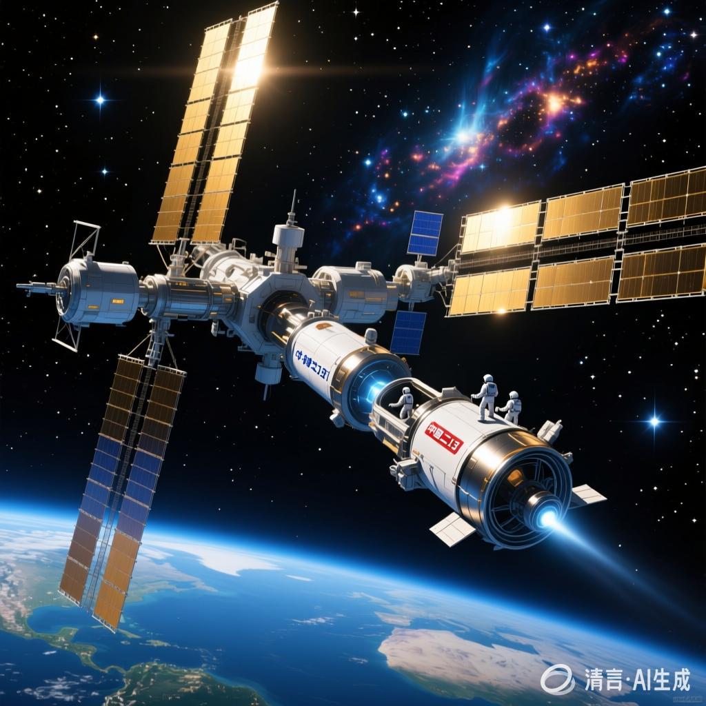 【中国憨派文学】李培忠:七律·祝贺神舟二十三号与空间站对接成功(图2)