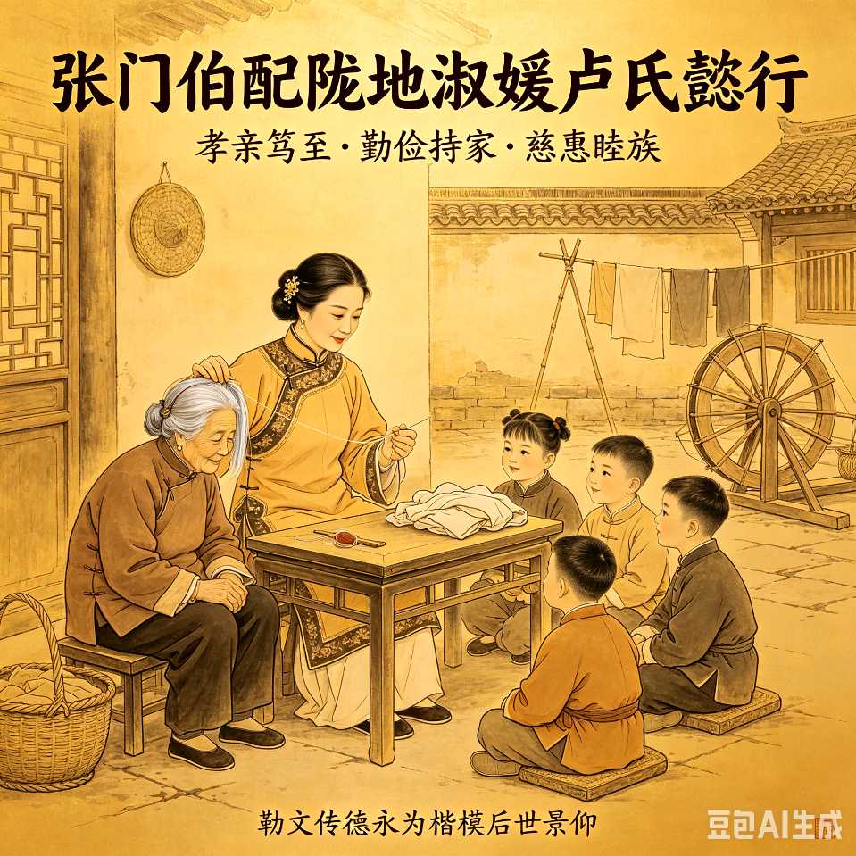 《伯母卢氏懿行记》作者：回泉山人 [中国现代诗歌文化传媒]（图5）