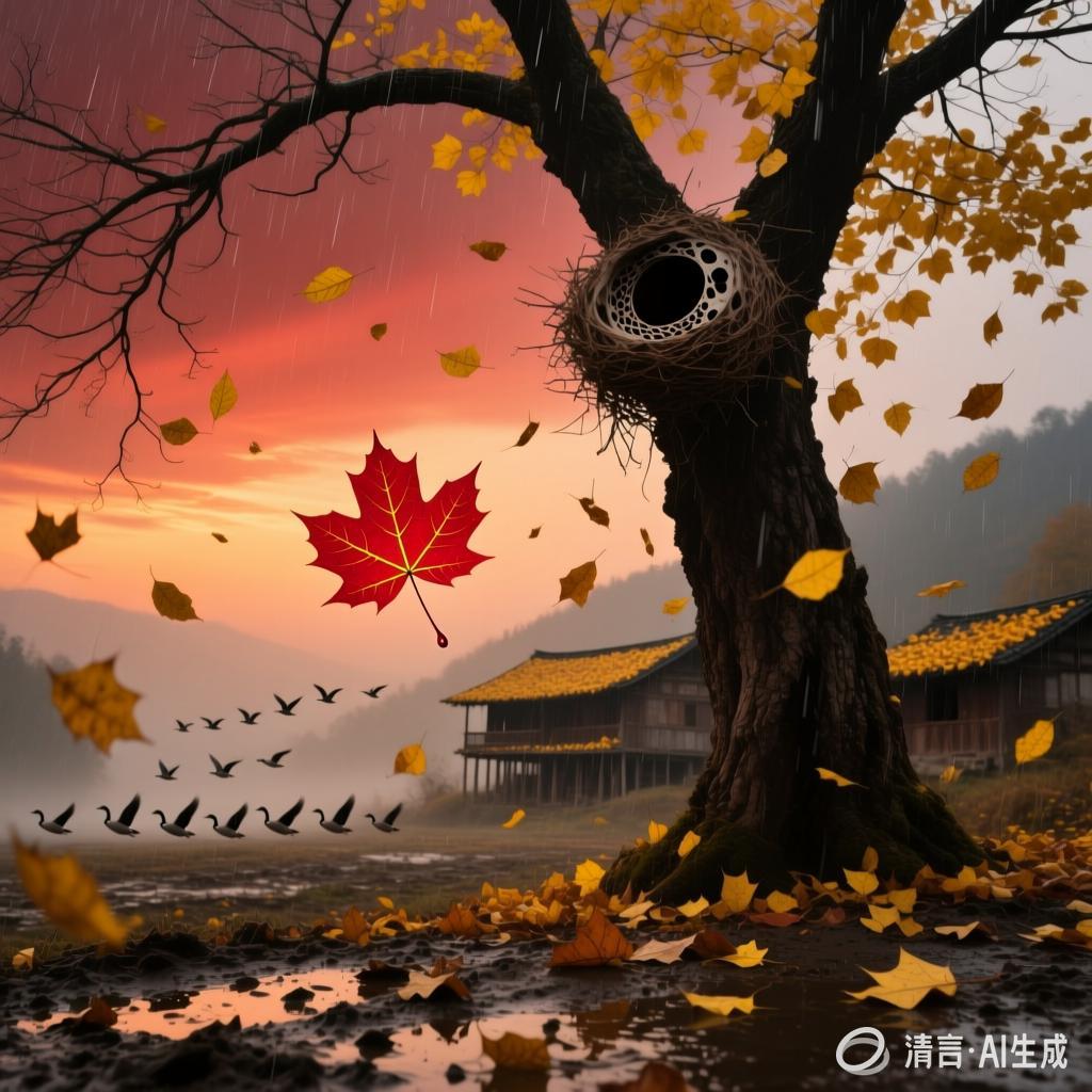 【中国憨派文学】张维清：落叶（图2）