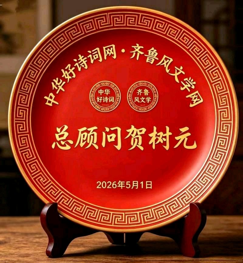 《中华好诗词》隆重推出（陕西榆林）优秀诗人贺树元先生《七律.赞张广荣书法》外三首敬请雅鉴（图14）