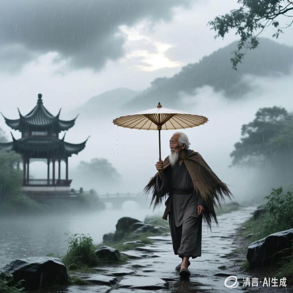 【中国憨派文学】王冠先:雨中行(图2)