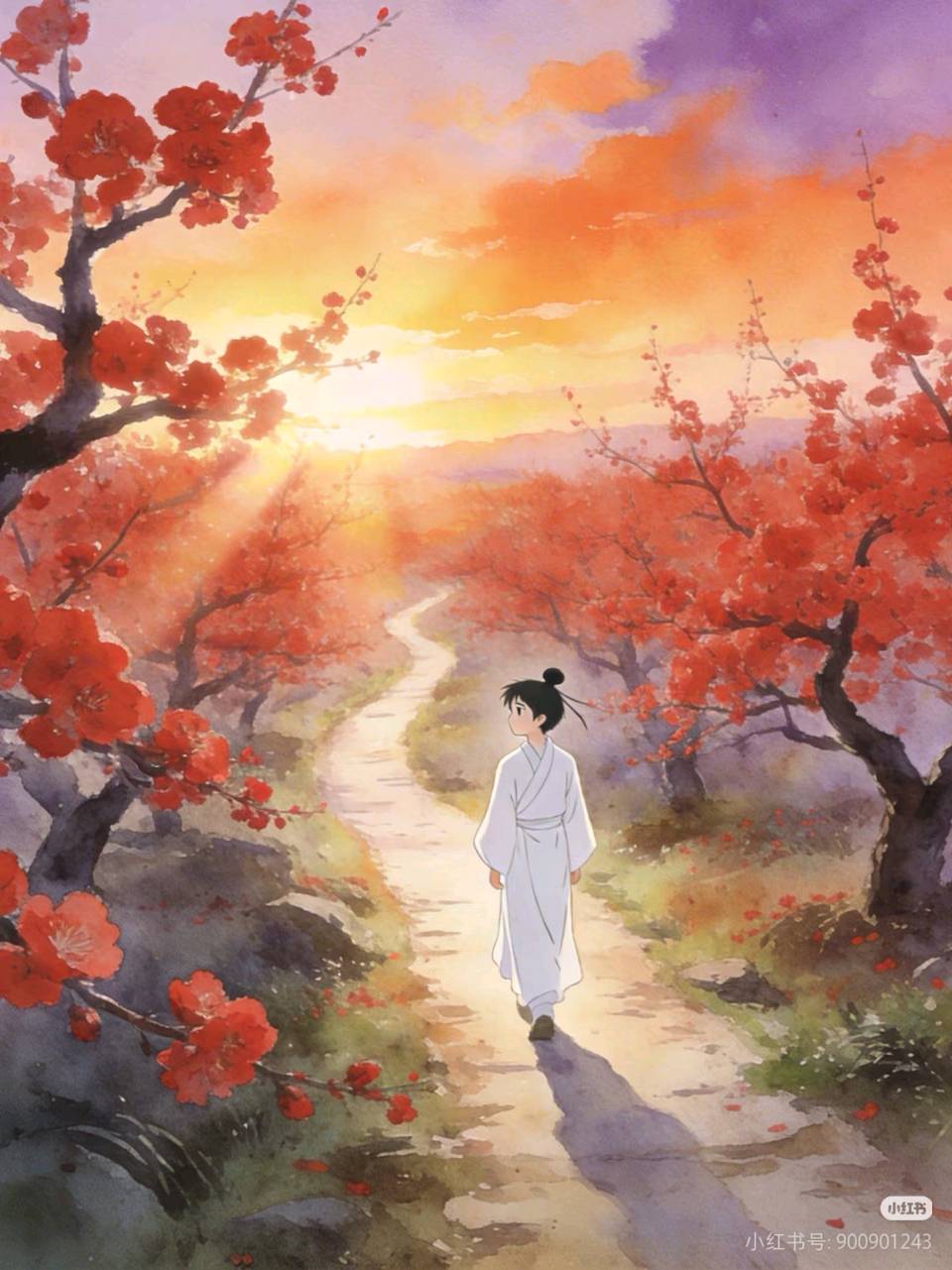 醉花阴《红杏》 作者：唐增虎（山东）（图10）