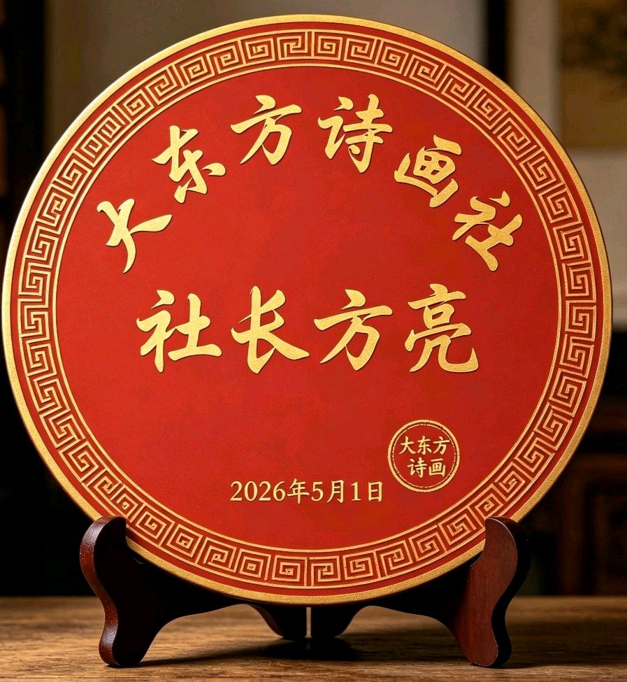 《大东方诗画》分享优秀作家诗人方亮先生《新体诗.华夏梦》外六首请欣赏（图18）