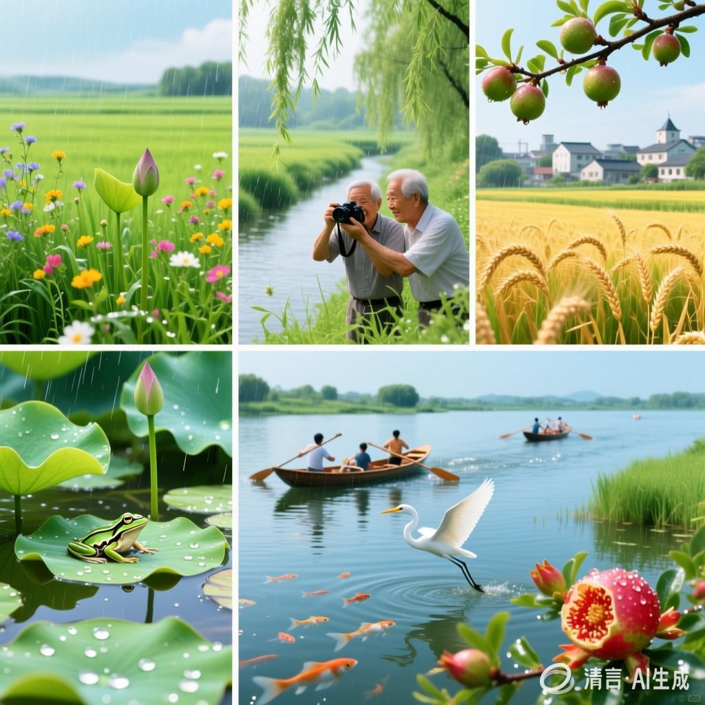 【中国憨派文学】李培忠:七绝·东原小满微雨四首(图2)
